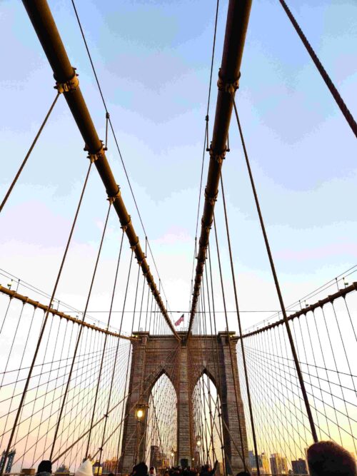 Die Brooklyn Bridge in New York