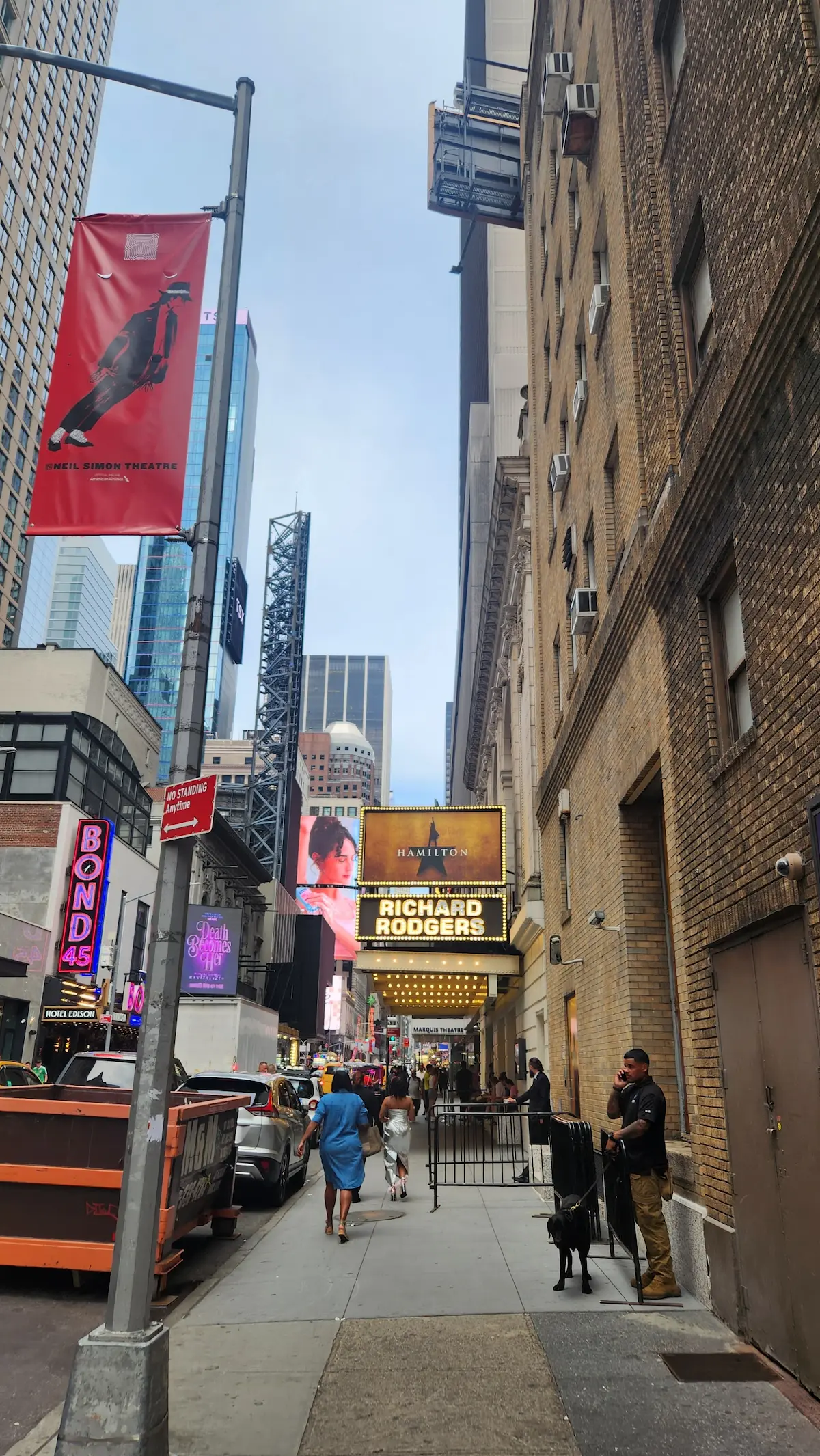 Das bekannte Musical Hamilton am Broadway in New York