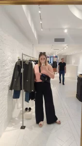 Nina von Raus in die Welt beim Shopping in New York