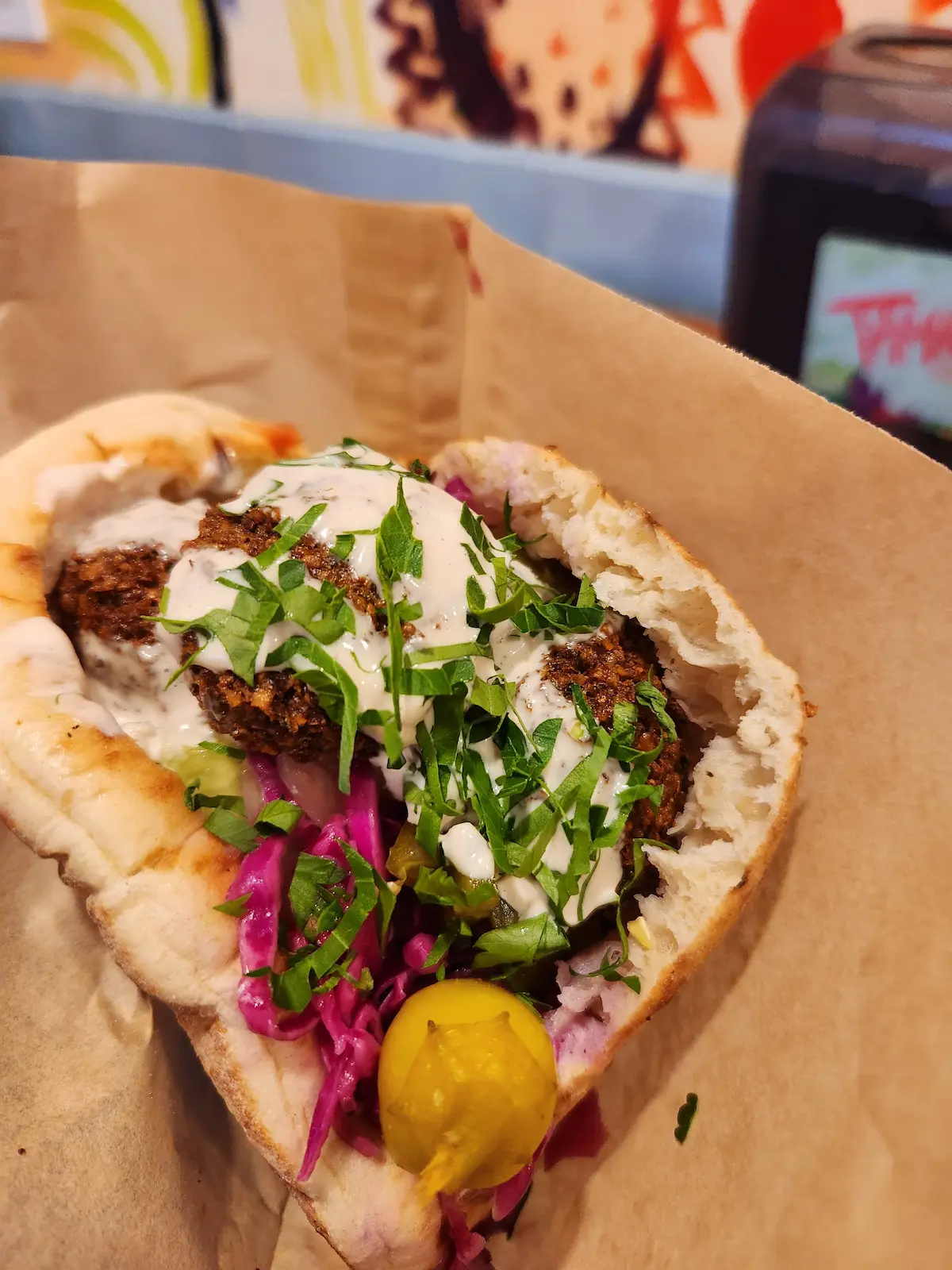 Falafel bei meinem Lieblingsladen Tamam auf der Upper East Side