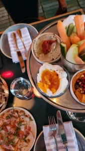 Die Vorspeisen im Zou Zous Restaurant in New York